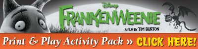 Download Frankenweenie Activity Pack 
