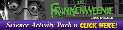 FREE Frankenweenie Science Activity Pack 