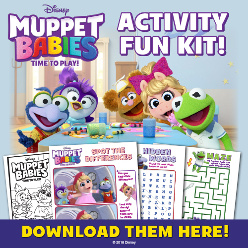 Download MUPPET BABIES Time To Play! activity pages