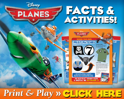 Free Printable Facts & Activities Plus My Disney Planes Review