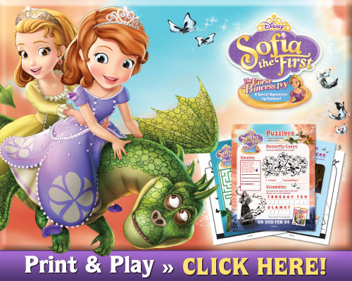 Sofia the First Print & Play Activities