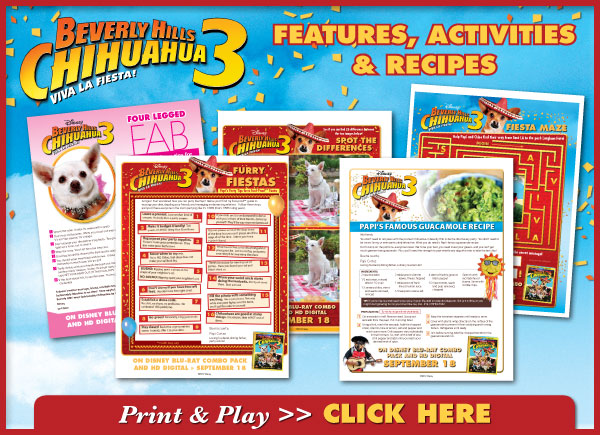 Download Beverly Hills Chihuahua 3 Activities!
