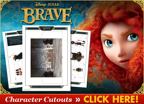 FREE Brave Cut Out Characters