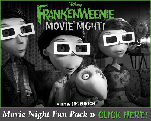 Download Frankenweenie Movie Night Fun Pack 